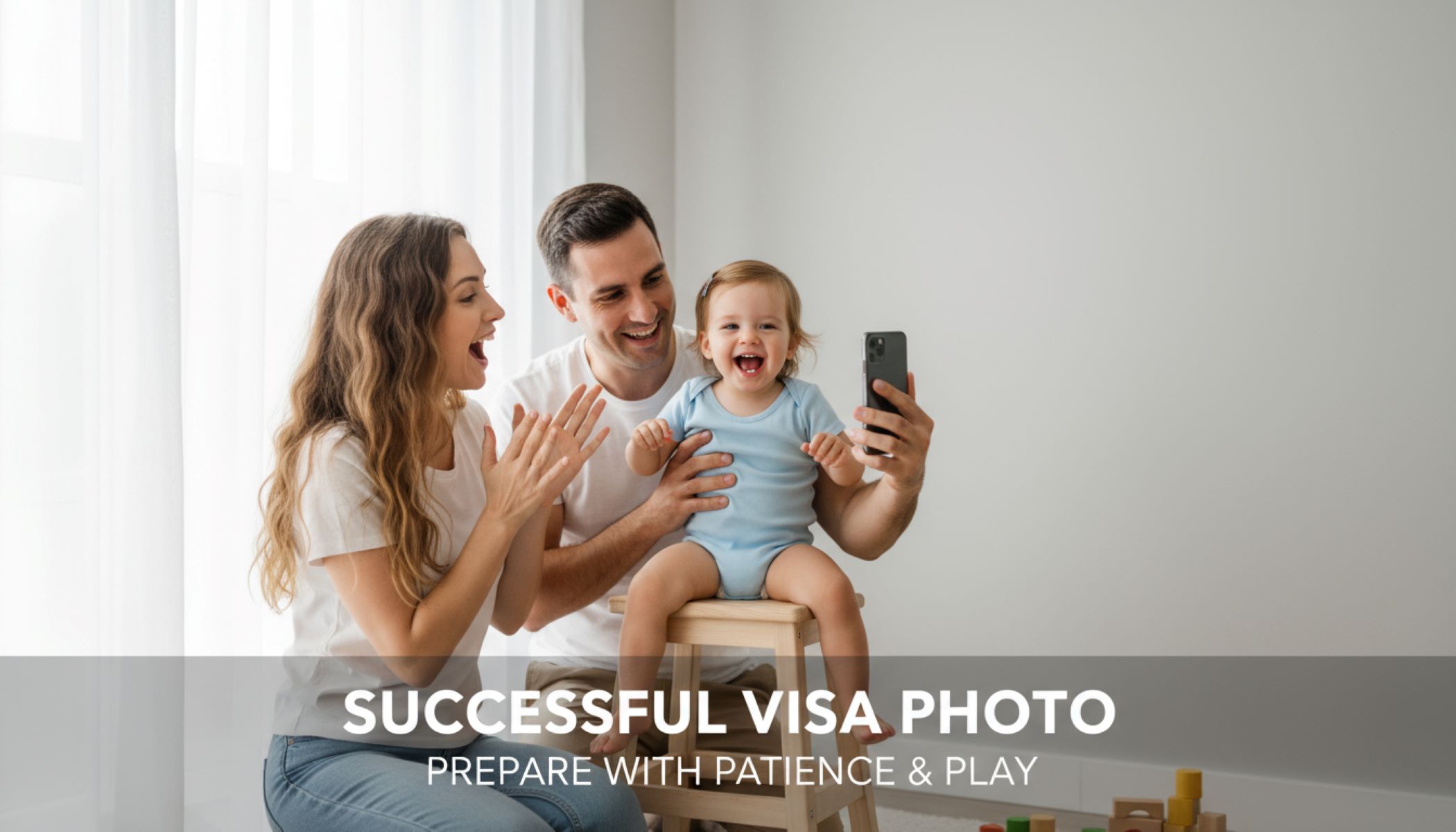 How to prepare a child for a visa photo